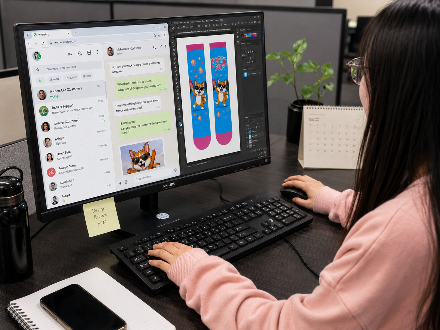 FCSOX Dedicated Account Support One To One custom sock