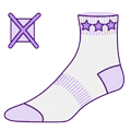 FCSOX Cuff Area Limit custom sock