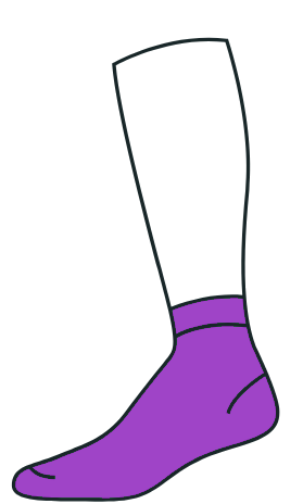 FCSOX Ankle sock length