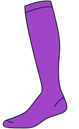 FCSOX Knee sock length