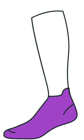 FCSOX Micro With Tab sock length