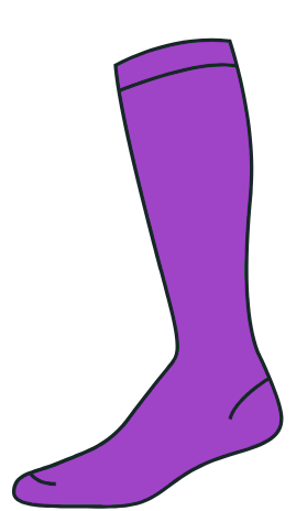 FCSOX Over Calf sock length