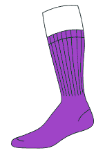 FCSOX ribbed sock style
