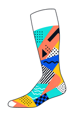 FCSOX sublimation print sock style