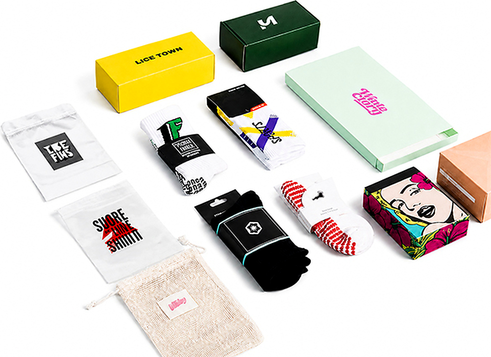 Custom sock packaging overview