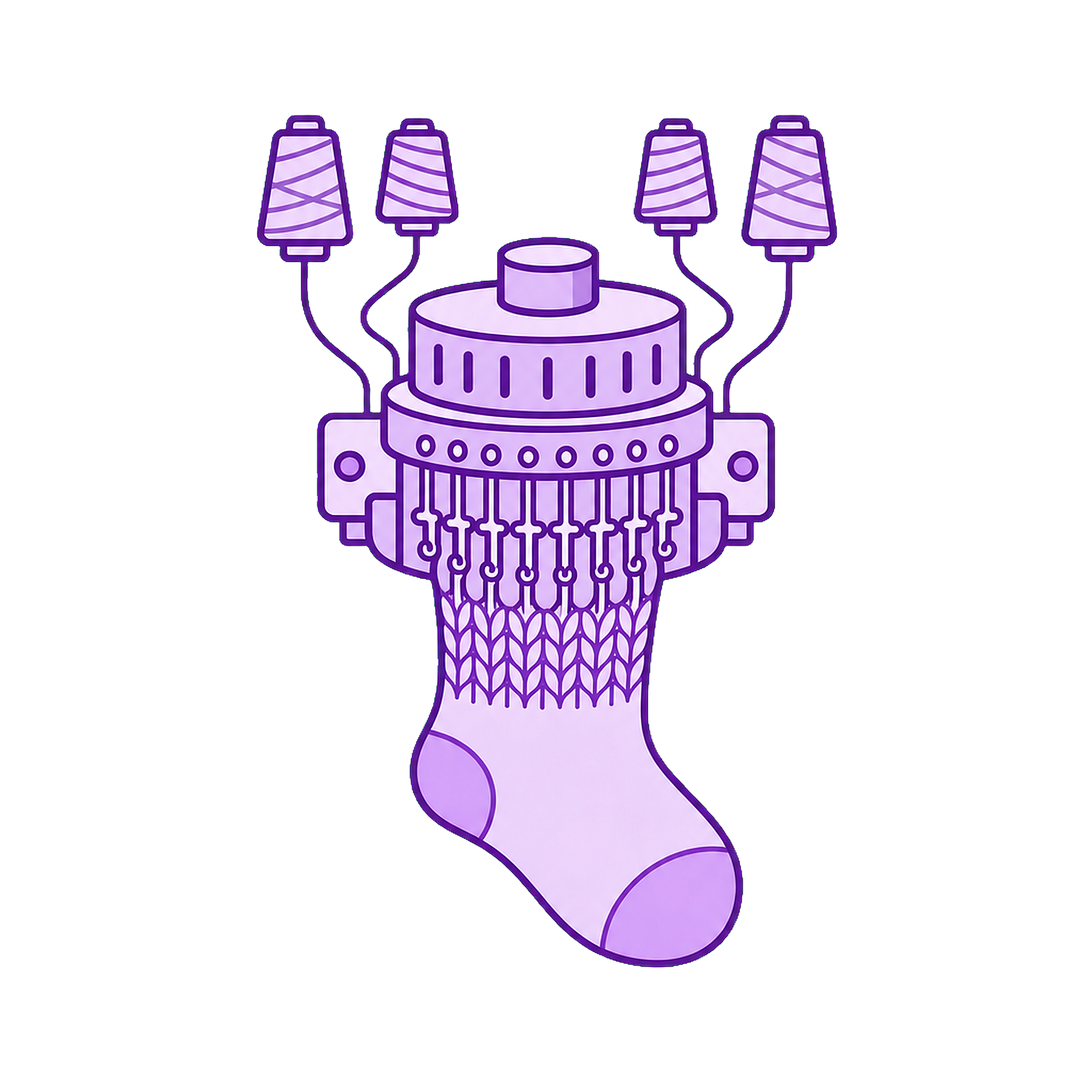 High-end knitting machines